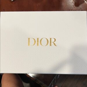 Dior Luxurious White Box with Gold Logo